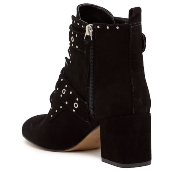 New Rebecca Minkoff Logan Booties Black Suede - Picture 3 of 8